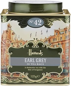 Amazon.co.jp: Harrods(ハロッズ) No.42 アールグレイ ティーバッグ 50