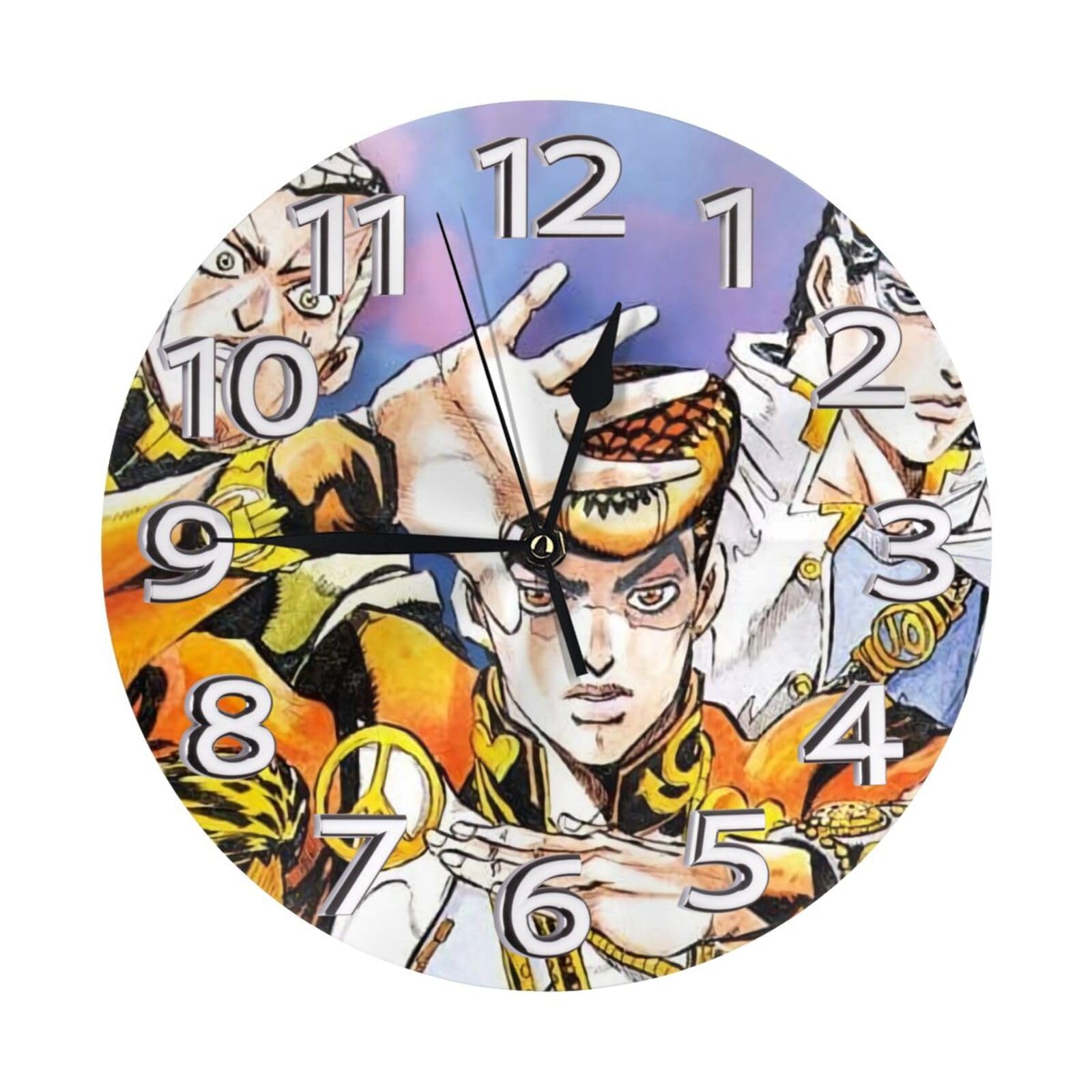 Amazon.co.jp: ジョジョの奇妙な冒険 掛け時計 おしゃれ 北欧 壁掛け