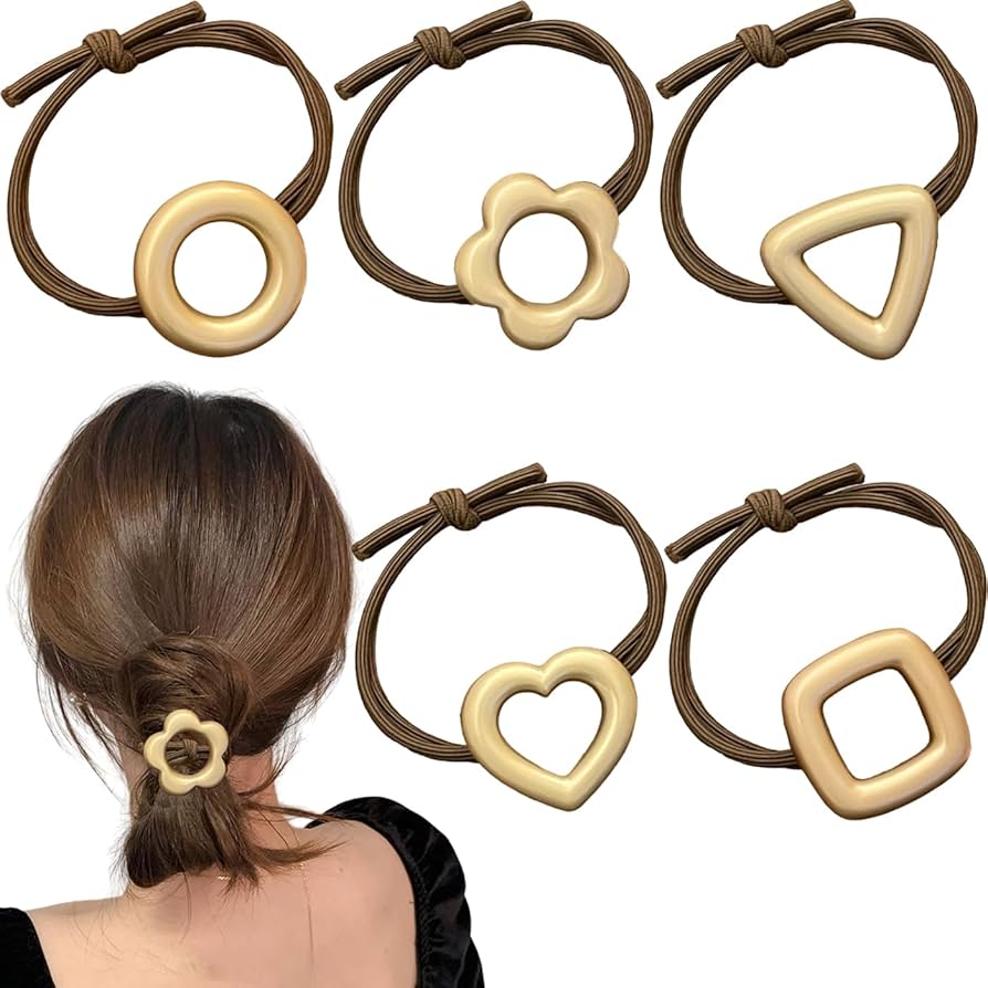 Amazon | 5本 セット ヘアゴム おしゃれ 大人，BetterJonny ヘアゴム