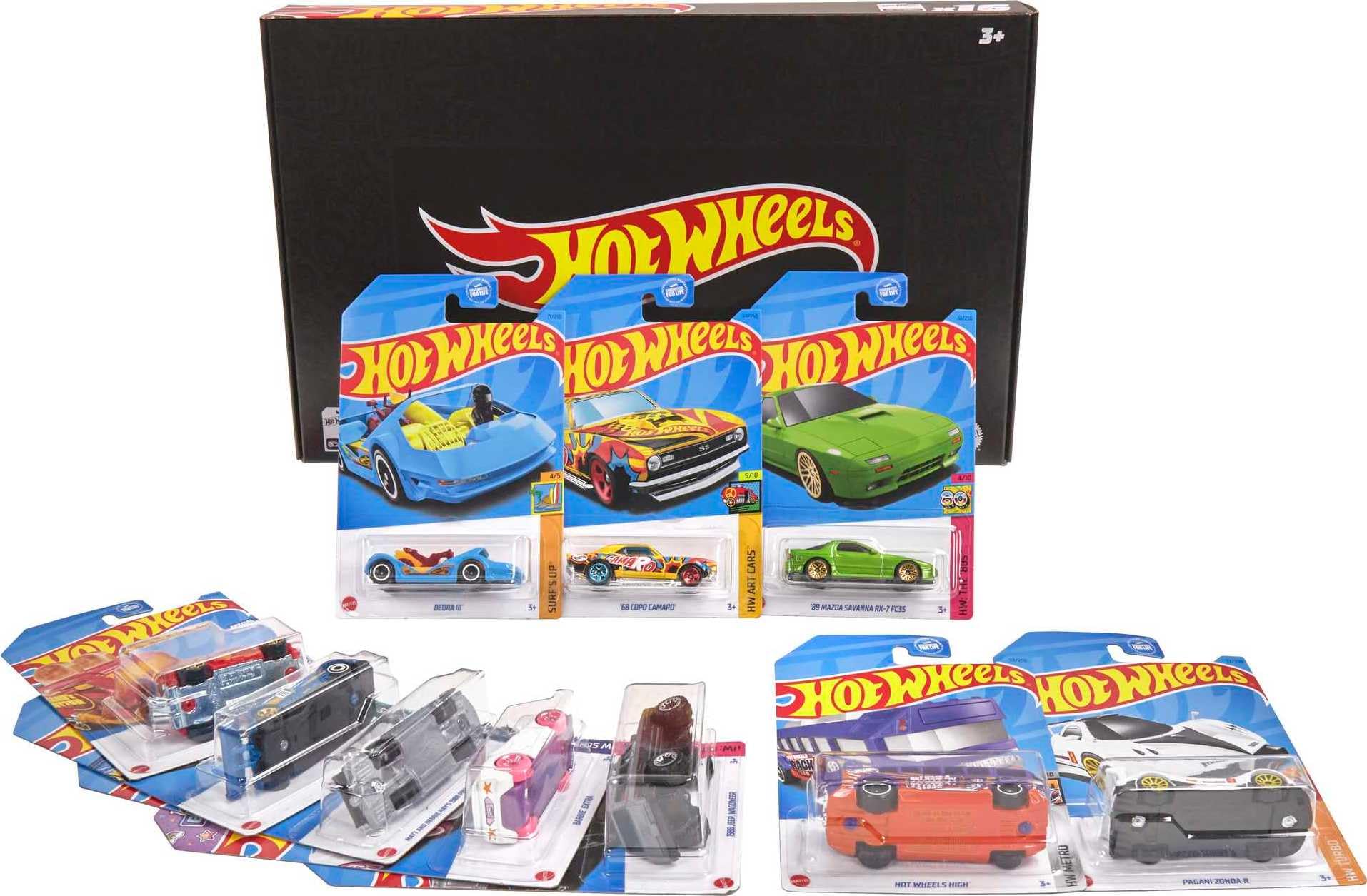 Amazon.com: Hot Wheels Black Box 1:64 Scale Toy Car Set Mix C