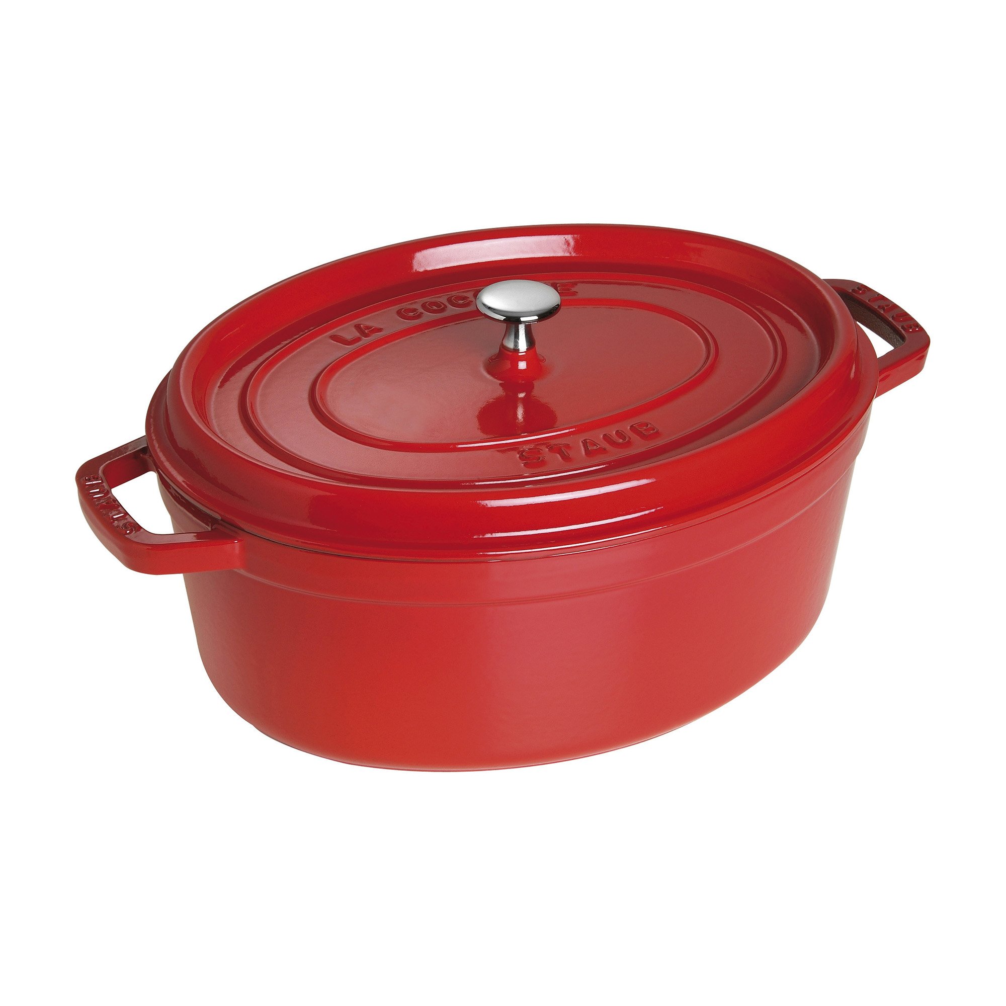 Amazon.com: STAUB Cast Iron Dutch Oven 7-qt Oval Cocotte, Made in