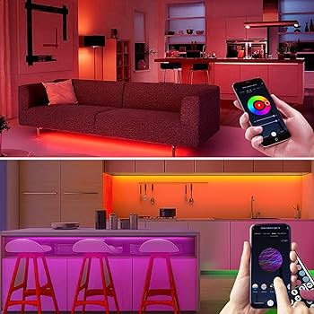 Under Cabinet Lighting, Hardwired or Plug in, Smart RGB and