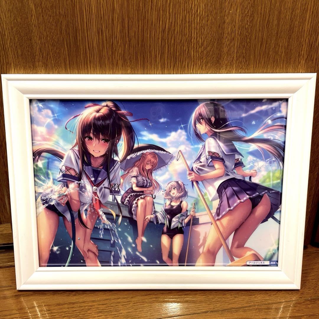 Amazon.co.jp: ピロ水先生 アマガミ 夏 版画展 A4サイズ クリア