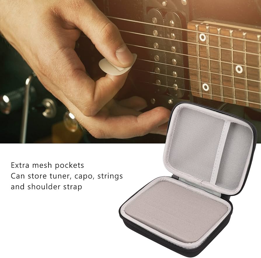 Amazon | ギターピックホルダーケース、カポストリングショルダー