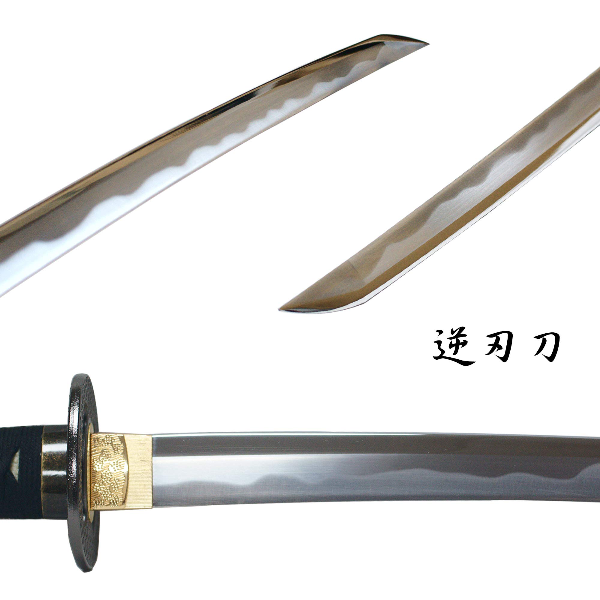 Amazon | 匠刀房 模造刀剣 逆刃刀 大刀 黒糸仕様 刀袋付 クロス付 | 匠