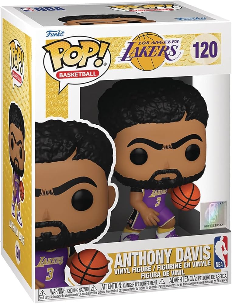 Amazon.com: Funko NBA: Lakers - Anthony Davis (Purple Jersey) Pop