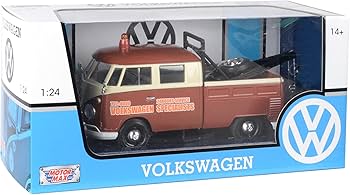 Amazon.com: Motormax Volkswagen Type 2 (T1) Tow Truck Volkswagen