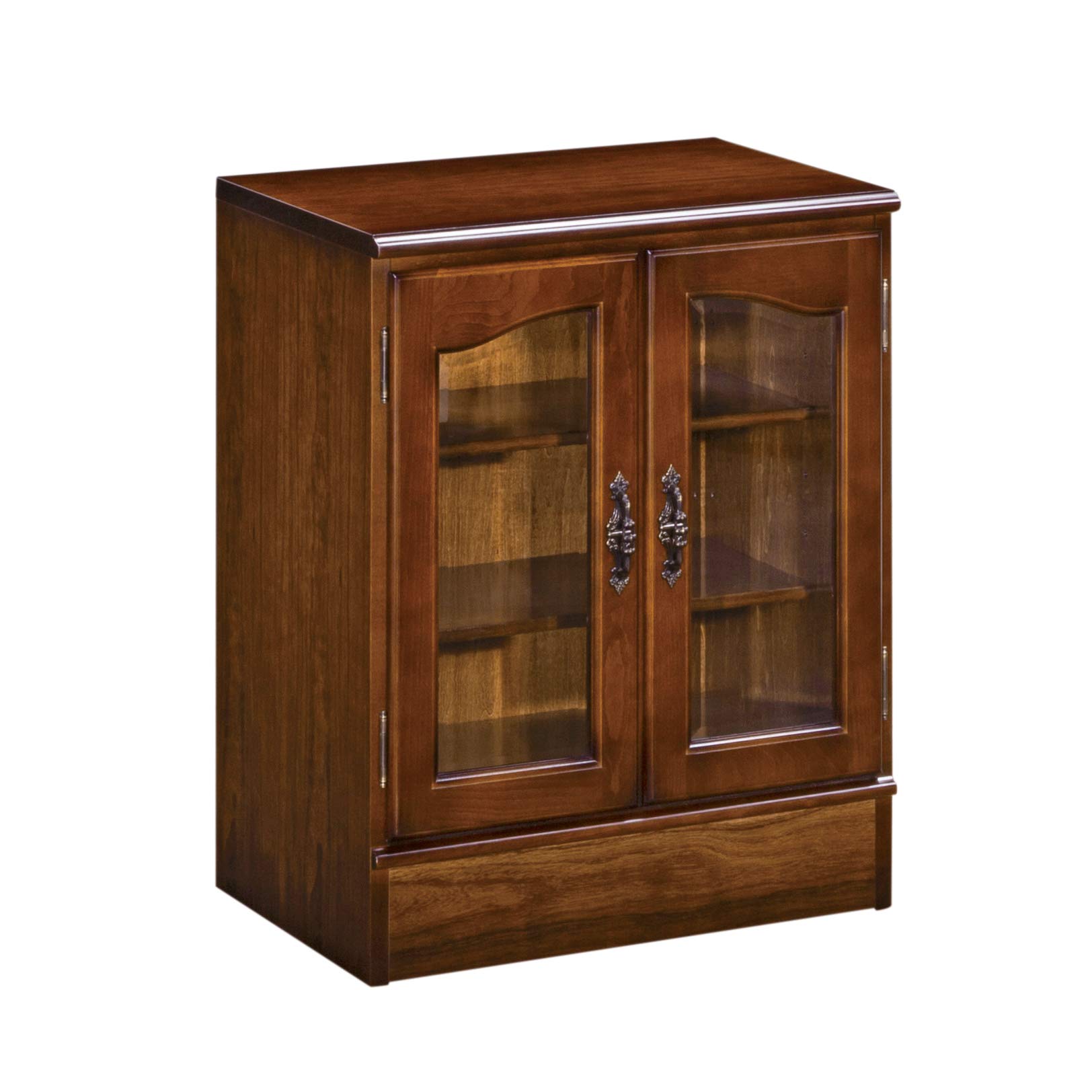 Amazon｜【カリモク正規品】コロニアル ガラス扉キャビネット 棚