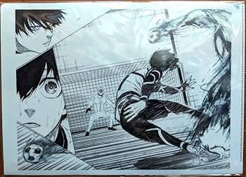 Amazon.co.jp: ブルーロック展 原作絵 クリアファイル 糸師凛 潔世一