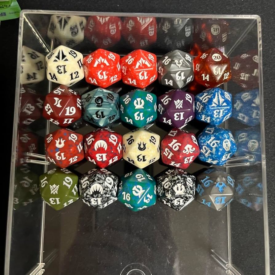 Amazon.co.jp: MTG 20面ダイス ライフカウンター 20個セット : おもちゃ