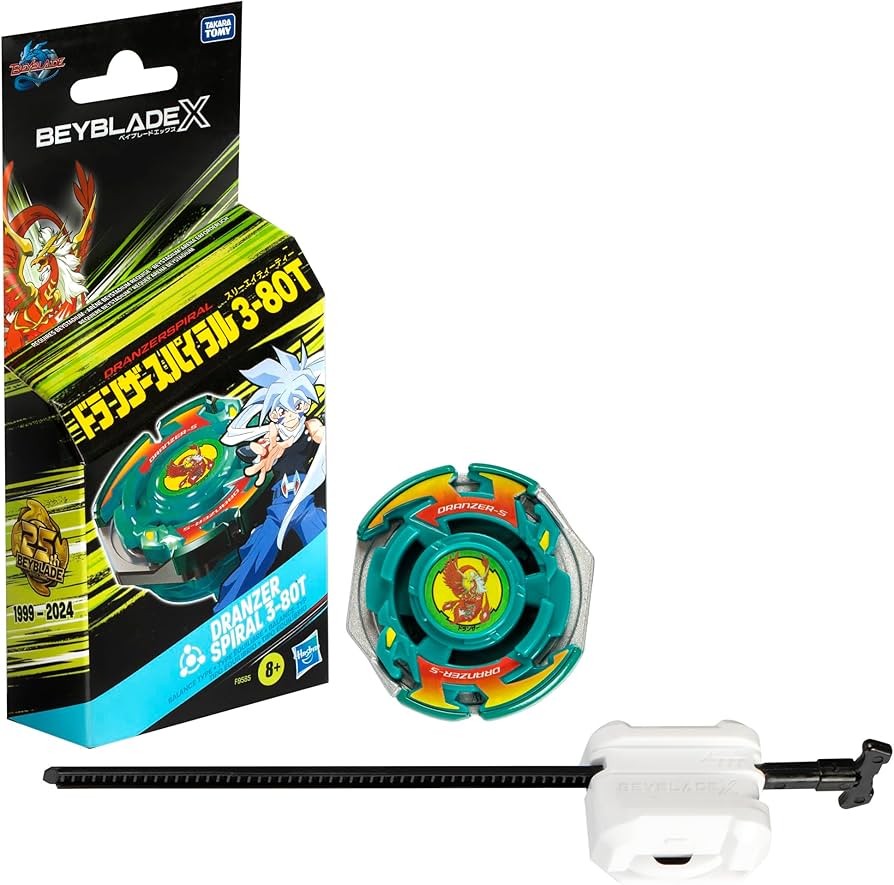 Amazon.com: Hasbro Beyblade X, Dranzer Spiral 3-80T Right-Spin