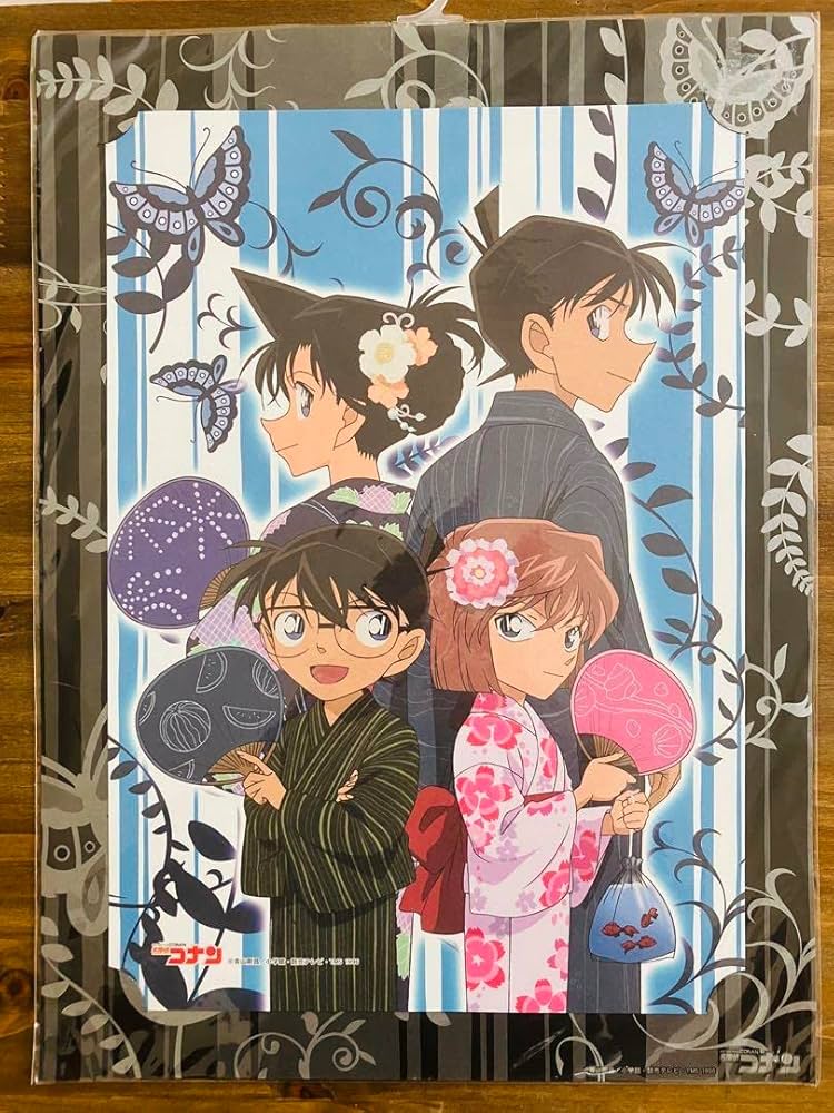 Amazon.co.jp: コナン 灰原哀 工藤新一 毛利蘭 江戸川コナン 錦絵 超絶