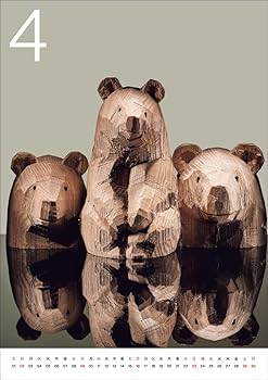 Amazon | 「くま彫」 高野夕輝 2023年＜壁掛け＞カレンダー