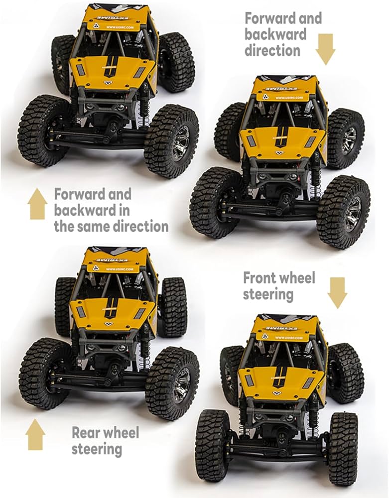 Amazon.co.jp: WHEELFUN UdiRC UCX2405PRO 1/24 4x4 RCロック