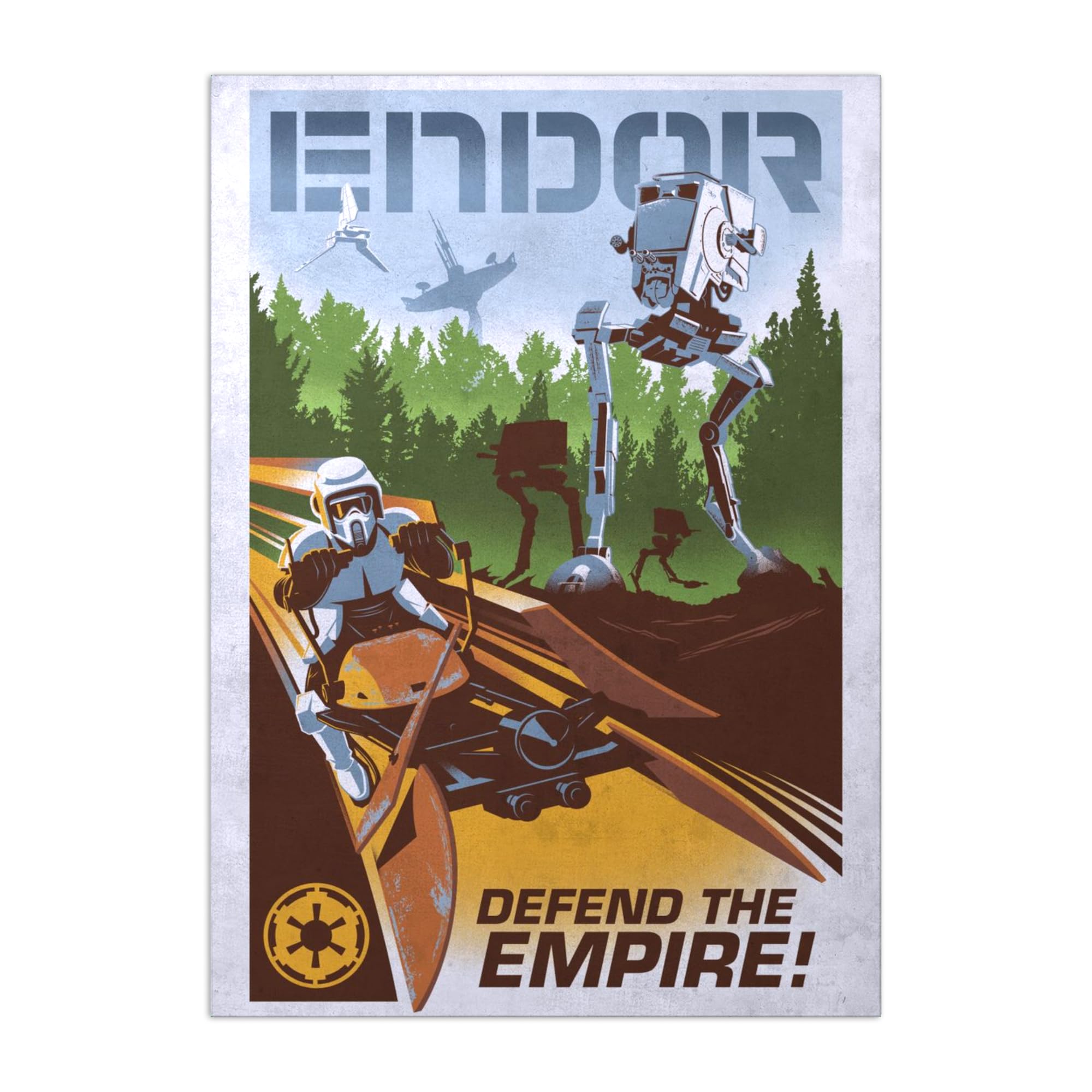 Amazon.com: Displate Metal Poster Star Wars - Galactic Propaganda