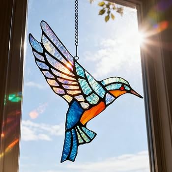 Amazon.co.jp: Alivagar ステンド グラス 窓掛け サン カッチャー飾り