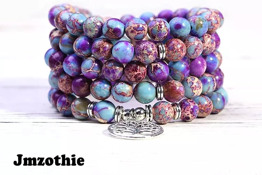 Amazon.co.jp: Jmzothie 6mm 海の堆積物 インペリアル ジャスパー