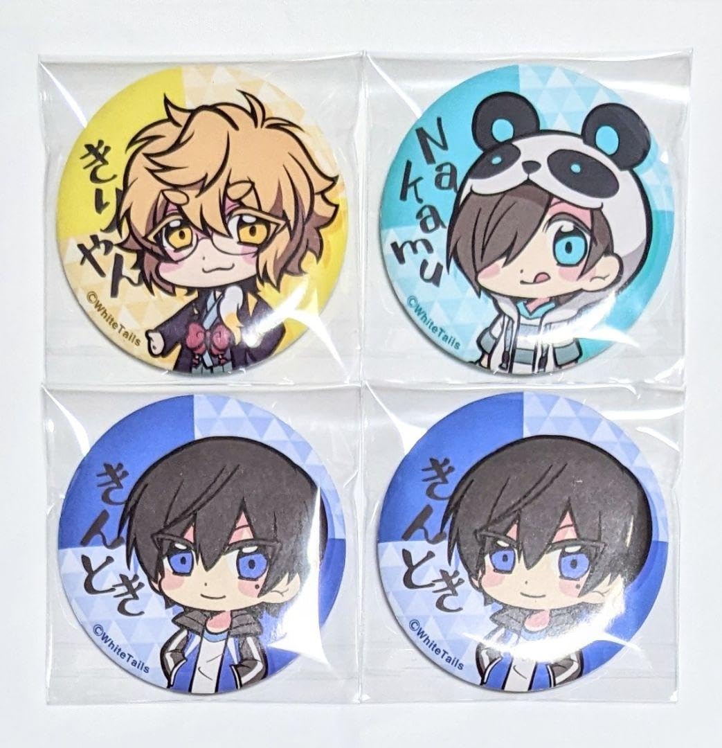 Amazon.co.jp: ワイテルズ nakamu きりやん きんとき 缶バッジ キャラ