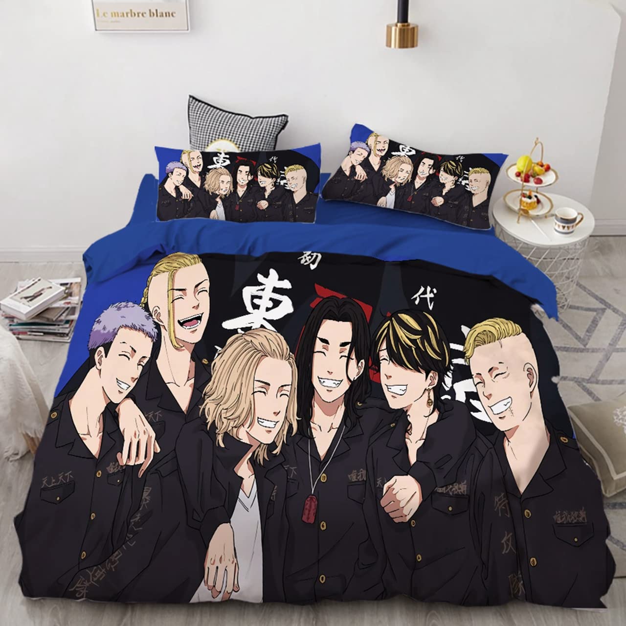 Amazon.co.jp: LOOR 東京卍リベンジャーズ 布団カバー スシーツ 枕