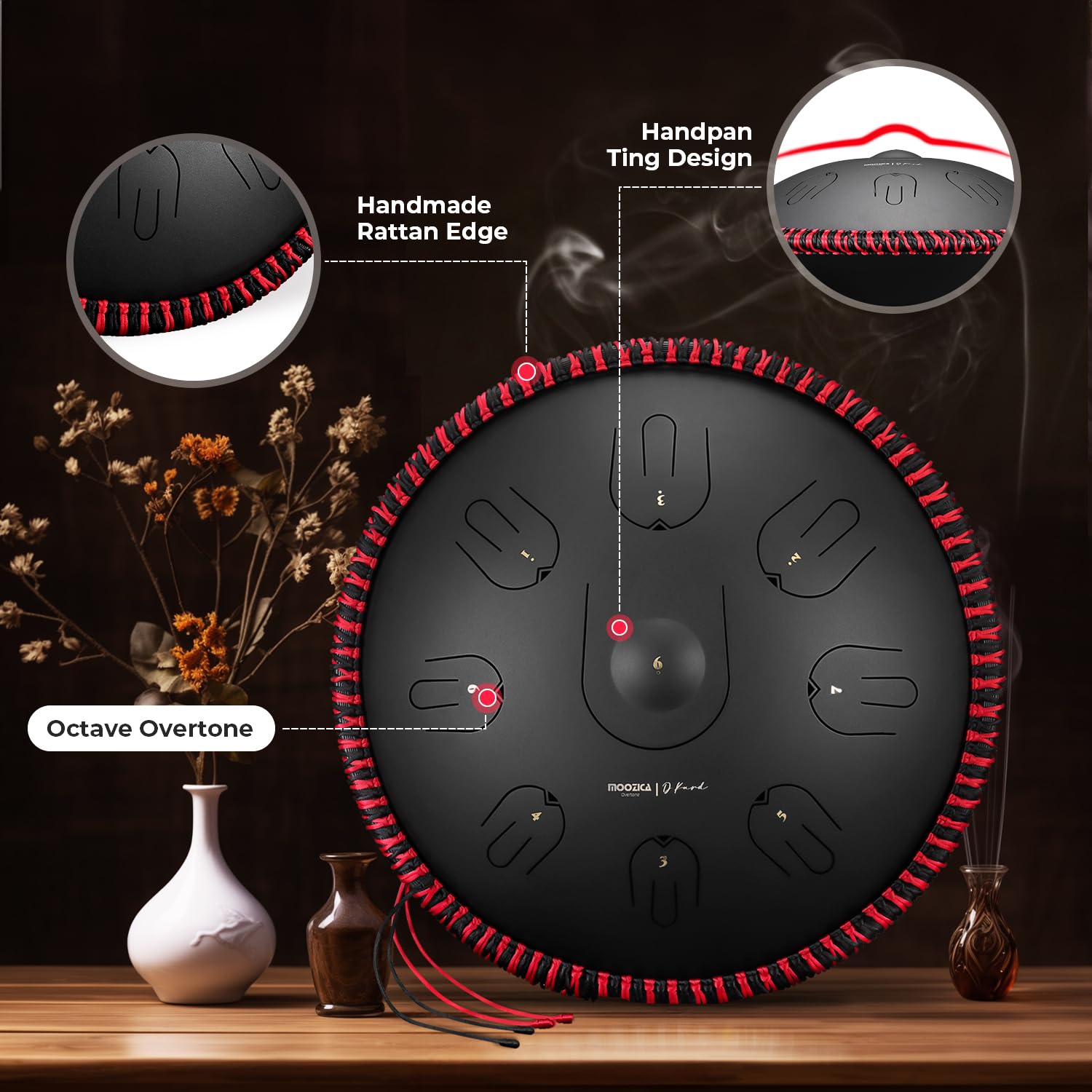 Amazon | MOOZICA タングドラム スリット ドラム スチールハンド