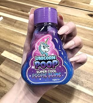 Amazon | ユニコーンうんちスライム 3パック - マルチカラー