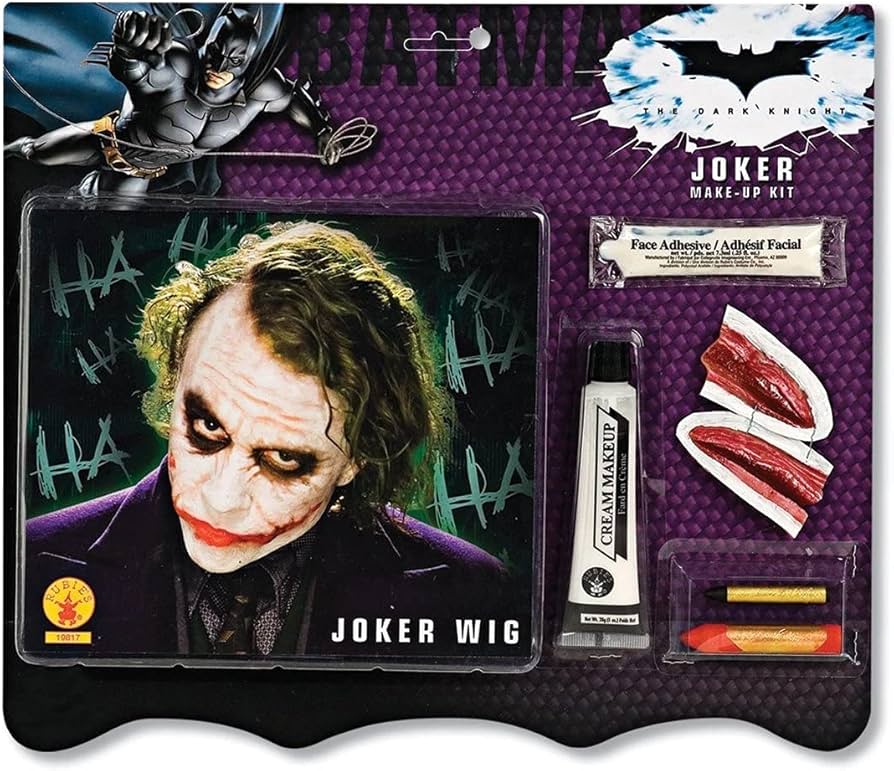 Amazon.co.jp: Batman Dark Knight - Deluxe Joker Wig/Makeup