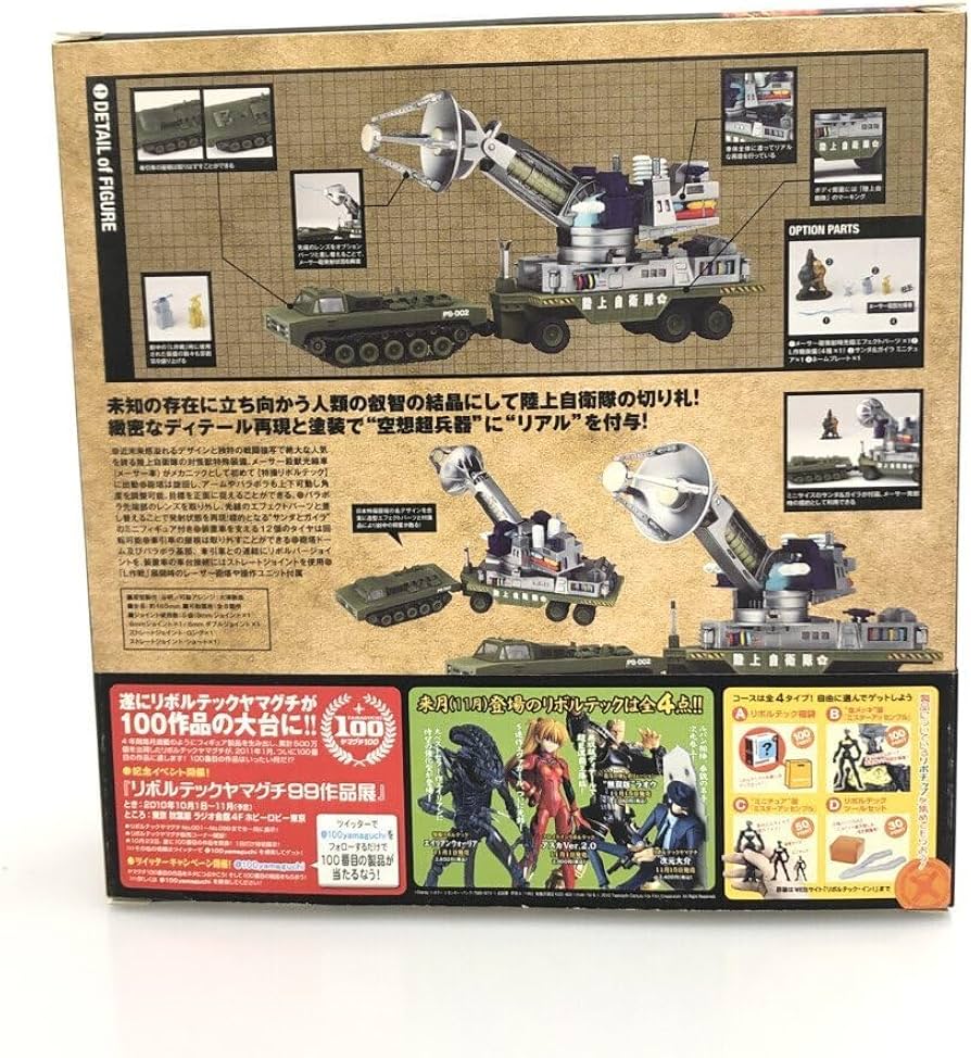 Amazon | フィギュア No.015 メーサー殺獣光線車 特撮リボルテック