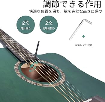 Amazon | アコースティックギター, スプルースソリッドウッド 41インチ