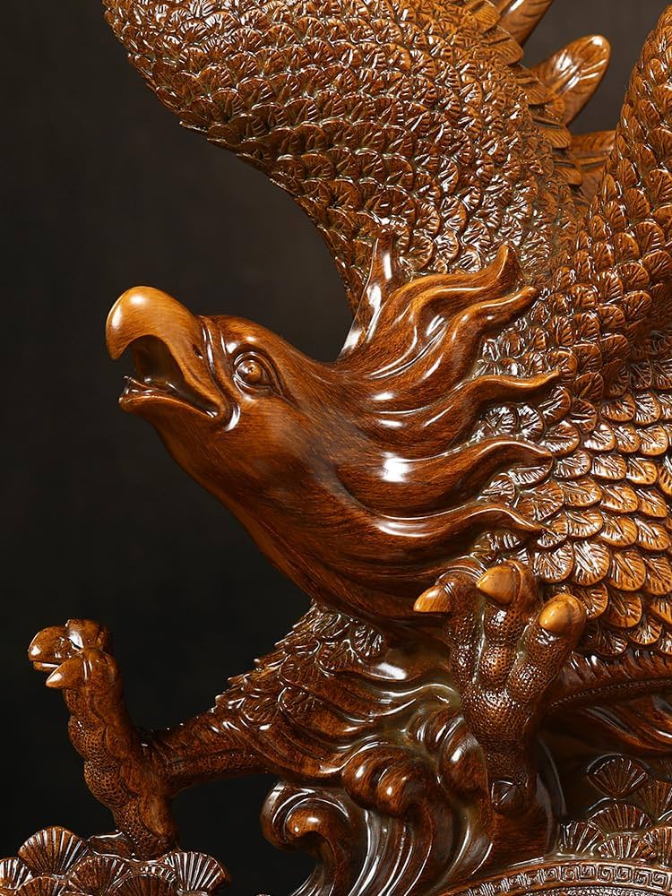 Amazon.co.jp: 鷹 ワシ 置物 鷹の置物 縁起物 開店祝い プレゼント