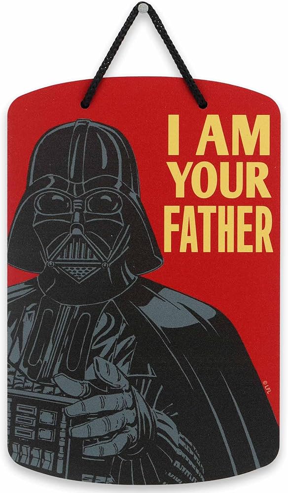 Amazon.com: Disney Star Wars Darth Vader I Am Your Father Hanging