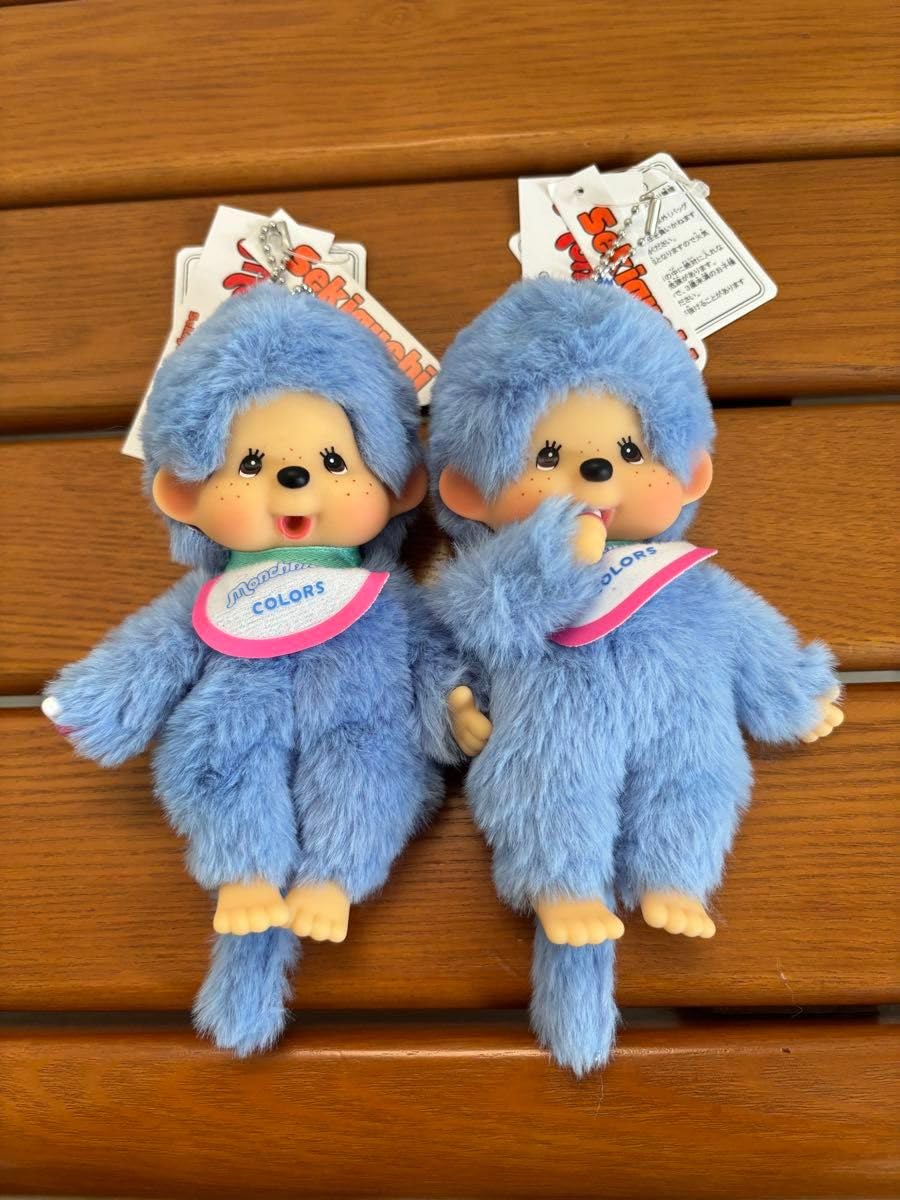 Amazon.co.jp: ぬいぐるみ モンチッチ colors ブルー ボールチェーン