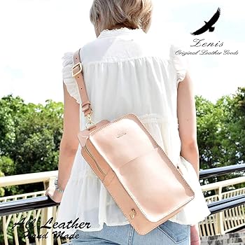 Amazon | ワンショルダーバッグ レディース メンズ レザー ヌメ革 日本