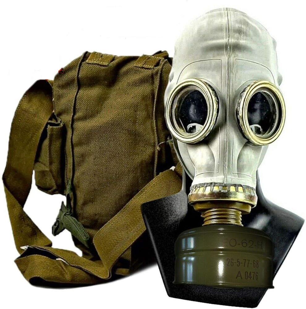 Amazon | チェルノブイリ軍用ガスマスクGP5 グレーのゴム製本物のレア