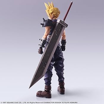Amazon.com: Final Fantasy VII: Cloud Strife Bring Arts Action