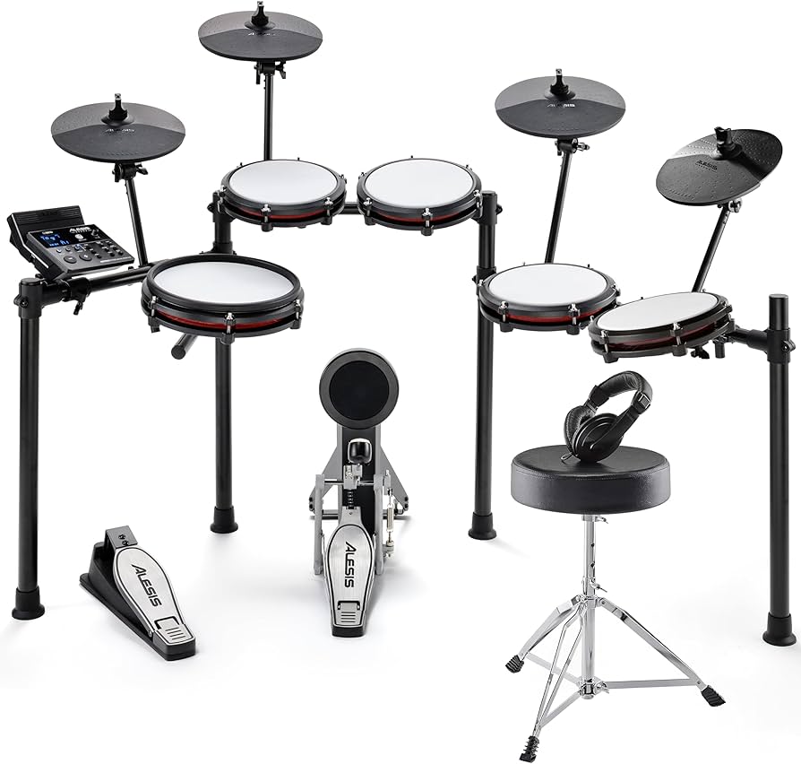 Amazon.co.jp: Alesis Nitro Max Kit 電子ドラム セット 静音メッシュ
