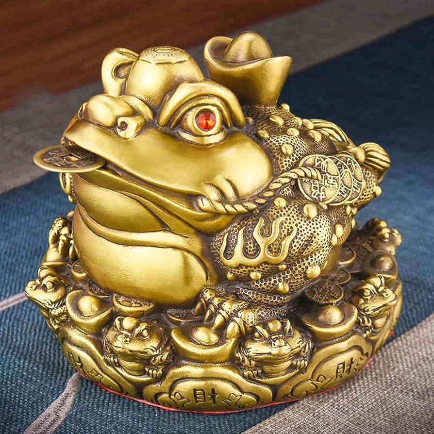 Amazon.co.jp: 三脚蛙 三本脚の蛙 三脚蟾蜍 集宝盆三脚蛙 銭蛙 カエル