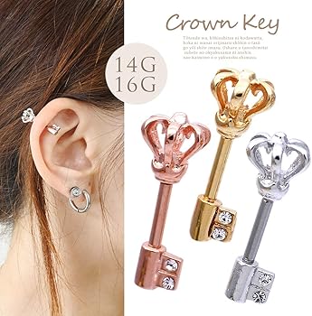 Amazon | [スパイシーリップス] 14G サージカルステンレス ボディ