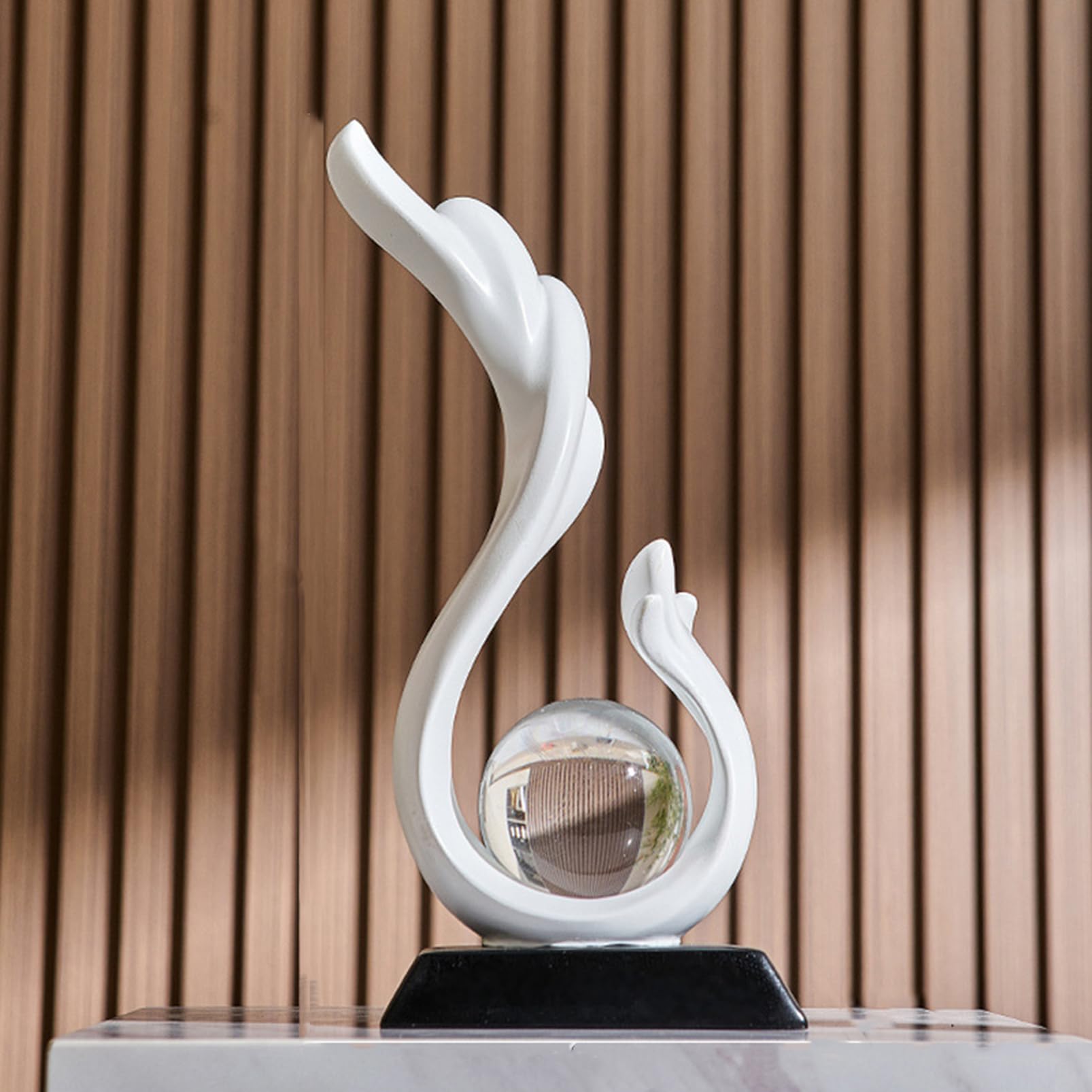 Amazon.co.jp: JAnjiaLxY オブジェ 抽象彫刻 アート 樹脂製 炎モチーフ