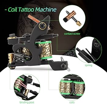 Amazon | JimKing コイルタトゥーマシン ライナーシェーダー タトゥー