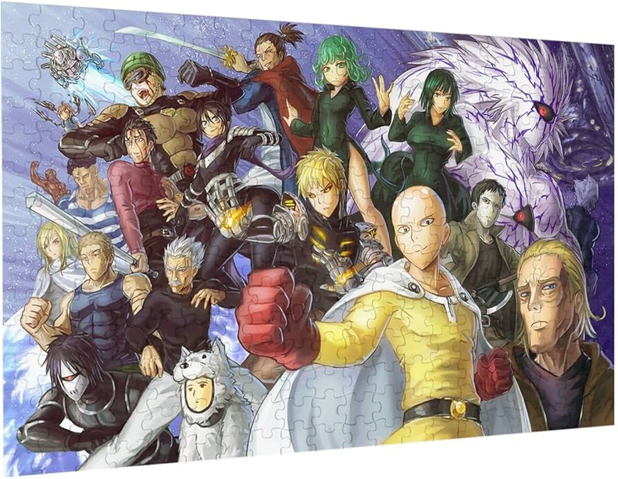 Amazon.co.jp: ワンパンマン 300ピースのジグソーパズル 家族で