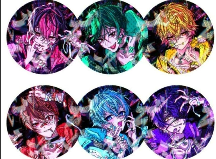 Amazon | 全6種シクフォニ 周年記念 缶バッジ しっくす | バッジ