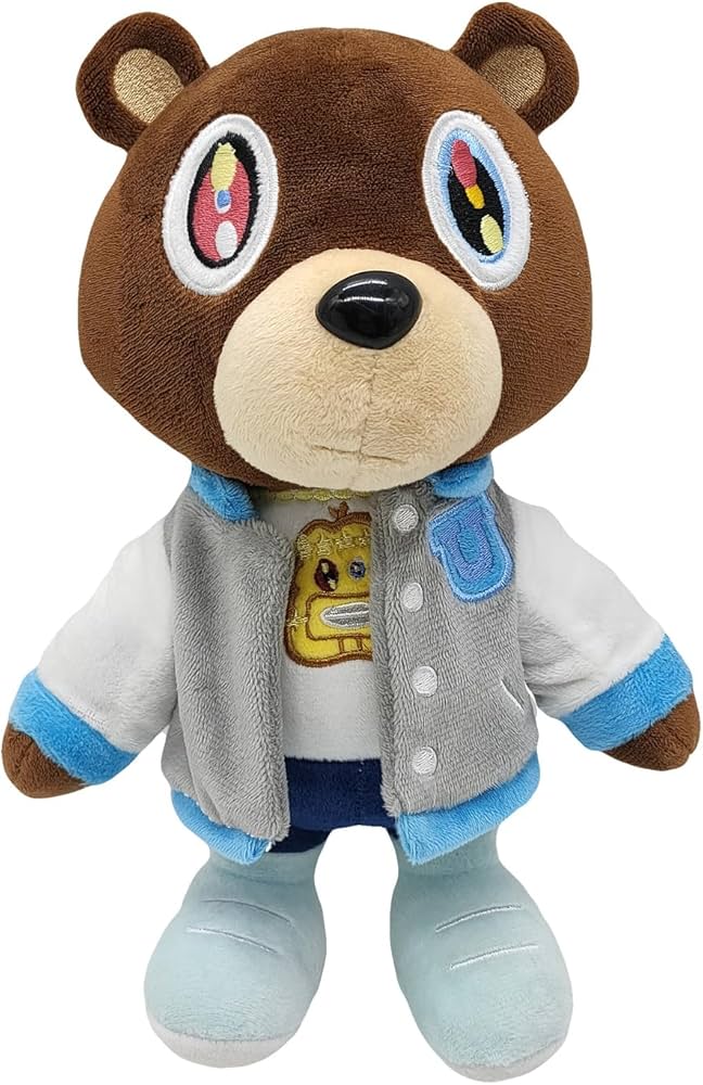 Amazon.co.jp: [SDCADQ] カニエ ぬいぐるみ 熊 Bear ラップ 歌手 人形