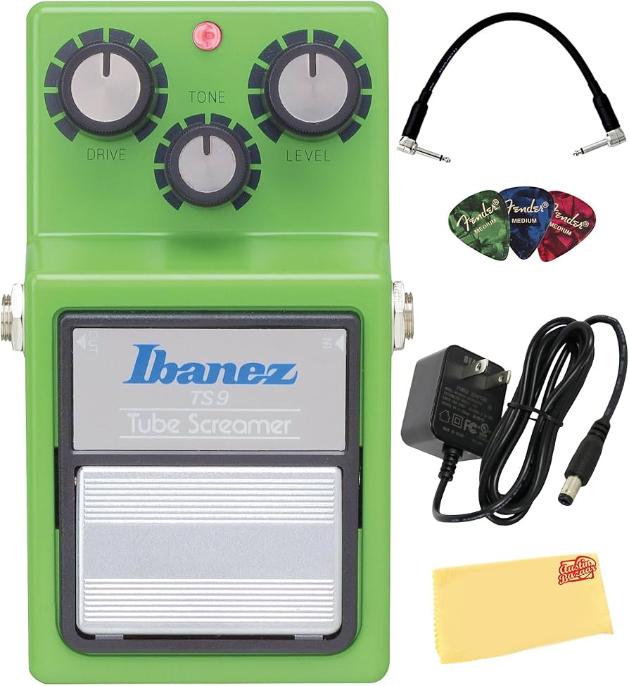 Amazon.com: Ibanez TS9 Tube Screamer Overdrive Pedal Bundle with