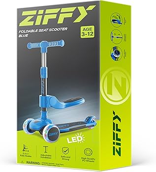 Amazon.com: ZIFFY 2-in-1 Toddler Scooter with Seat, 3 Wheel