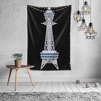 Amazon.co.jp: 通天閣 新世界地区 タワー 大阪 日本 タペストリー