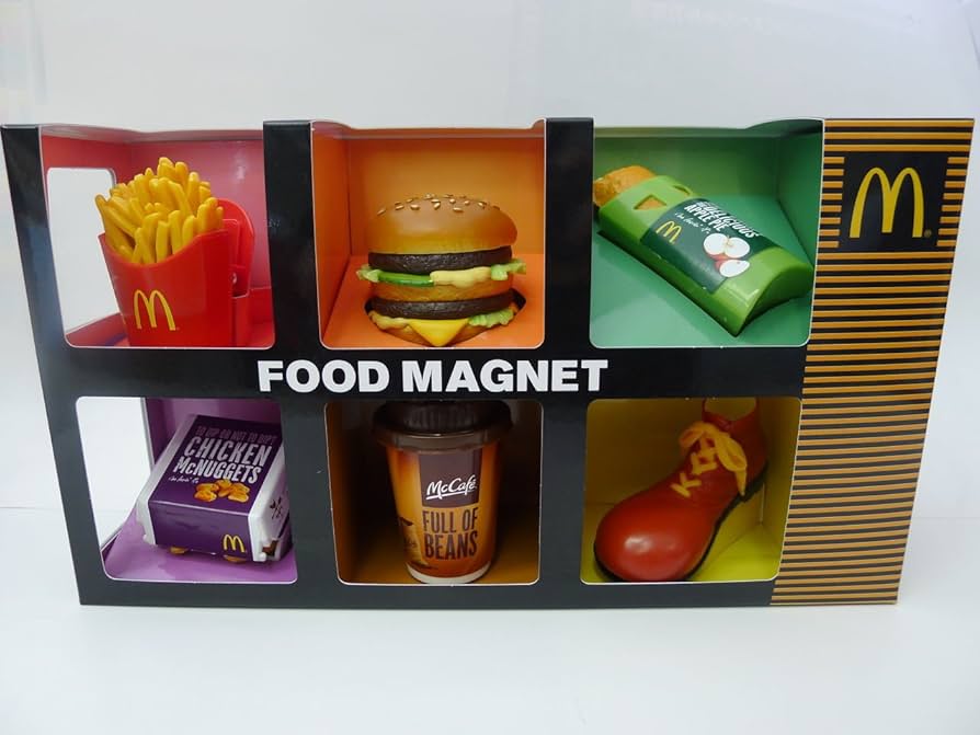 Amazon.co.jp: マクドナルド フードマグネットセット【コンプリート全6