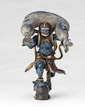 Amazon.co.jp: タケヤ式自在置物 風神 (青) 約140mm PVC&ABS製 塗装