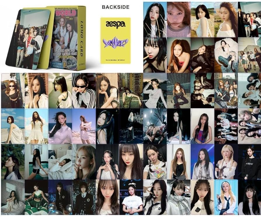 Amazon.co.jp: aespaトレカ55枚セット welcome to my world エスパ