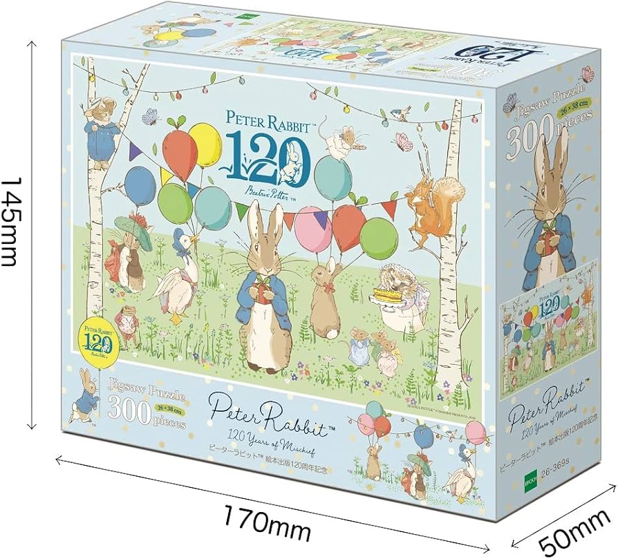 Amazon.co.jp: エポック社 300ピース ジグソーパズル ピーターラビット