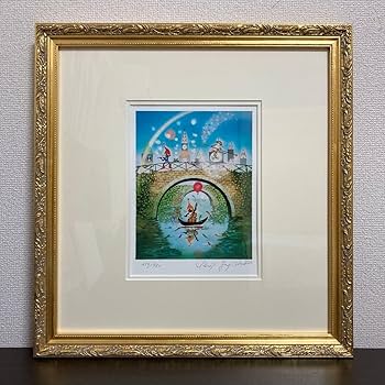 Amazon.co.jp: 品藤城清治 リトグラフ 直筆サイン 保証書付き 版画